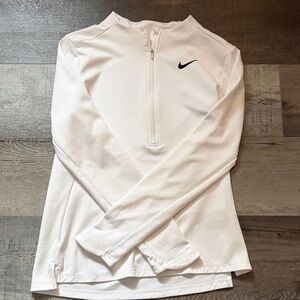 Nike Women's Cream Long Sleeve Top